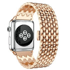 Fish-scale Texture Metal Replacement Strap Watchband For Apple Watch Series - DealBuddy