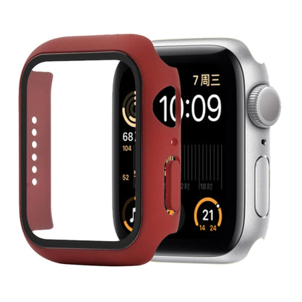 Shockproof PC+Tempered Glass Protective Case with Packed Carton For Apple Watch 44mm(Orange), For Apple Watch Series 6 / 5 / 4 / Watch SE 40mm, For Apple Watch Series 3 & 2 & 1 38mm - DealBuddy