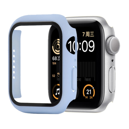 Shockproof PC+Tempered Glass Protective Case with Packed Carton For Apple Watch 44mm(Orange)