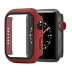 For Apple Watch Series 3 & 2 & 1 38mm / Red Wine
