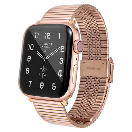 Multi-baht Steel Replacement Watchband For Apple Watch Series, 7 45mm / 6 & SE & 5 & 4 44mm / 3 & 2 & 1 42mm, 7 41mm / 6 & SE & 5 & 4 40mm / 3 & 2 & 1 38mm - DealBuddy