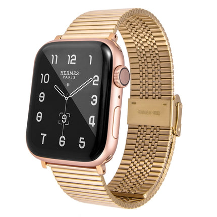 Multi-baht Steel Replacement Watchband For Apple Watch Series, 7 45mm / 6 & SE & 5 & 4 44mm / 3 & 2 & 1 42mm, 7 41mm / 6 & SE & 5 & 4 40mm / 3 & 2 & 1 38mm - DealBuddy