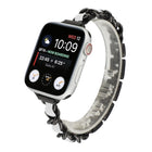 Single Row Metal Replacement Strap Watchband For Apple Watch Series, 7 41mm / 6 & SE & 5 & 4 40mm / 3 & 2 & 1 38mm, 7 45mm / 6 & SE & 5 & 4 44mm / 3 & 2 & 1 42mm - DealBuddy
