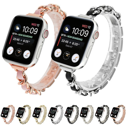Single Row Metal Replacement Strap Watchband For Apple Watch Series - DealBuddy