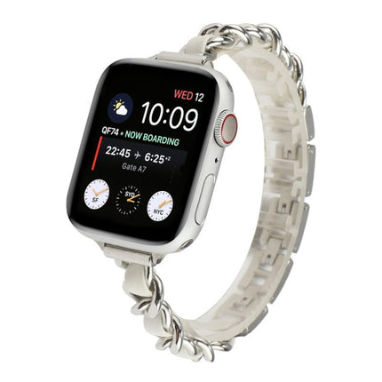 Single Row Metal Replacement Strap Watchband For Apple Watch Series, 7 41mm / 6 & SE & 5 & 4 40mm / 3 & 2 & 1 38mm, 7 45mm / 6 & SE & 5 & 4 44mm / 3 & 2 & 1 42mm - DealBuddy
