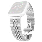 7 41mm / 6 & SE & 5 & 4 40mm / 3 & 2 & 1 38mm / Silver
