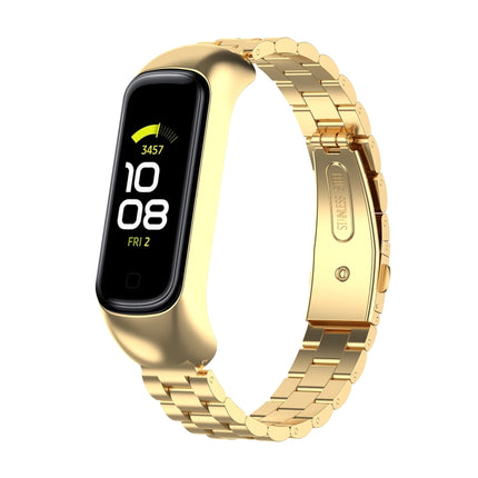 Three-beads Steel Replacement Strap Watchband, For Samsung Galaxy Fit2 SM-R220 - DealBuddy