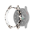 For Samsung Galaxy Watch4 Classic 46mm / Black Leopard Print