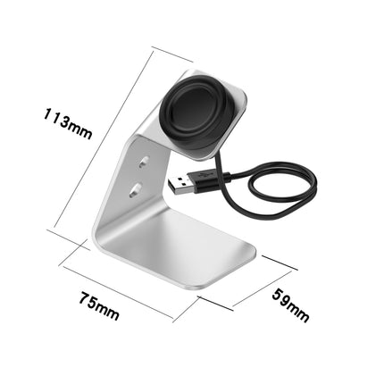 For Samsung Galaxy Watch4 Classic / Galaxy Watch4 Universal Aluminum Alloy Magnetic Charger Holder