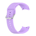 Silicone Silver Round Buckle Replacement Strap Watchband, Silver Round Buckle - DealBuddy