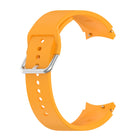 Silicone Silver Round Buckle Replacement Strap Watchband