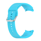 Silver Round Buckle / Sky Blue