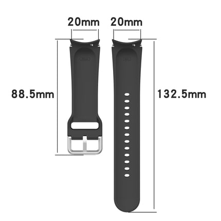 Silicone Silver Round Buckle Replacement Strap Watchband, Silver Round Buckle - DealBuddy