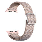 Adjustable Rhombic Texture Elastic Replacement Strap Watchband For Apple Watch Series, 7 41mm / 6 & SE & 5 & 4 40mm / 3 & 2 & 1 38mm, 7 45mm / 6 & SE & 5 & 4 44mm / 3 & 2 & 1 42mm - DealBuddy
