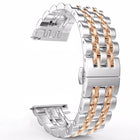 Seven-beads Steel Replacement Strap Watchband, 20mm Women Version, 22mm Men Version - DealBuddy