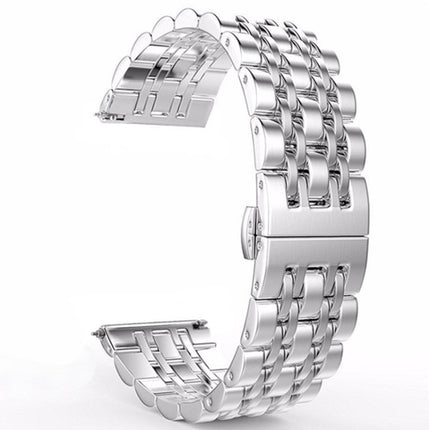 Seven-beads Steel Replacement Strap Watchband, 20mm Women Version, 22mm Men Version - DealBuddy