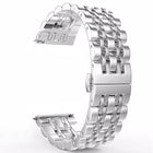 Seven-beads Steel Replacement Strap Watchband, 20mm Women Version, 22mm Men Version - DealBuddy