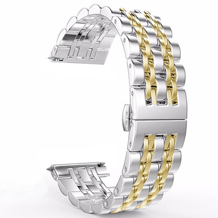 Seven-beads Steel Replacement Strap Watchband, 20mm Women Version, 22mm Men Version - DealBuddy