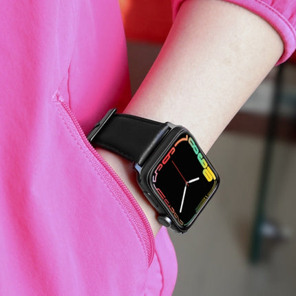 Oil Wax Genuine Leather Strap Watchband, For Apple Watch Series 8&7 41mm / SE 2&6&SE&5&4 40mm / 3&2&1 38mm, For Apple Watch Series 7 41mm / 6 & SE & 5 & 4 40mm / 3 & 2 & 1 38mm                                                                            ... - DealBuddy
