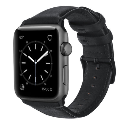 Oil Wax Genuine Leather Strap Watchband, For Apple Watch Series 8&7 41mm / SE 2&6&SE&5&4 40mm / 3&2&1 38mm, For Apple Watch Series 7 41mm / 6 & SE & 5 & 4 40mm / 3 & 2 & 1 38mm                                                                            ... - DealBuddy