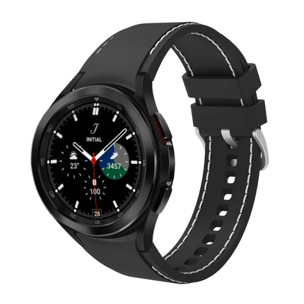 Silicone Stitching Replacement Strap Watchband, For Samsung Galaxy Watch4 / Watch4 Classic - DealBuddy