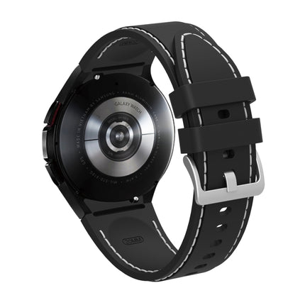 Silicone Stitching Replacement Strap Watchband, For Samsung Galaxy Watch4 / Watch4 Classic - DealBuddy