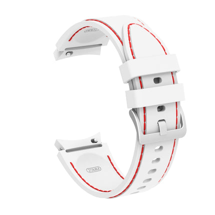 Silicone Stitching Replacement Strap Watchband, For Samsung Galaxy Watch4 / Watch4 Classic - DealBuddy
