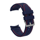 Silicone Stitching Replacement Strap Watchband, For Samsung Galaxy Watch4 / Watch4 Classic - DealBuddy
