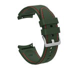 Silicone Stitching Replacement Strap Watchband, For Samsung Galaxy Watch4 / Watch4 Classic - DealBuddy