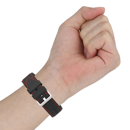 Silicone Stitching Replacement Strap Watchband, For Samsung Galaxy Watch4 / Watch4 Classic - DealBuddy