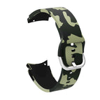 For Samsung Galaxy Watch4 / Watch4 Classic / Camouflage Green