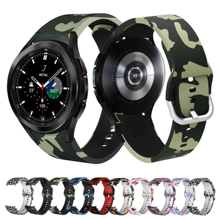 Silicone Printing Replacement Strap Watchband, For Samsung Galaxy Watch4 / Watch4 Classic - DealBuddy
