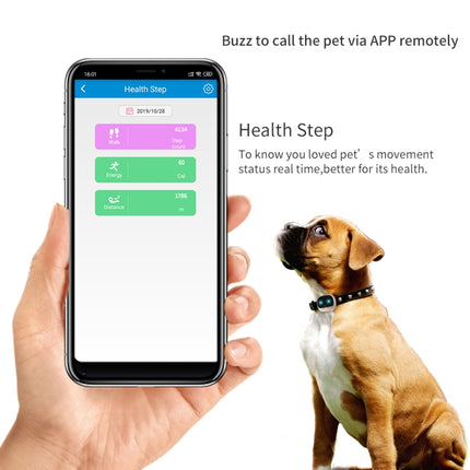 ReachFar RF-V47 IP67 Multi-function Mini GPS Pet Tracker with LED Light & Back Clip - DealBuddy