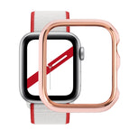 For Apple Watch Series 3 & 2 & 1 42mm / Rose Gold Edge + Foundation