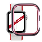 For Apple Watch Series 6 / 5 / 4 / Watch SE 40mm / Pink Edge + Black Bottom