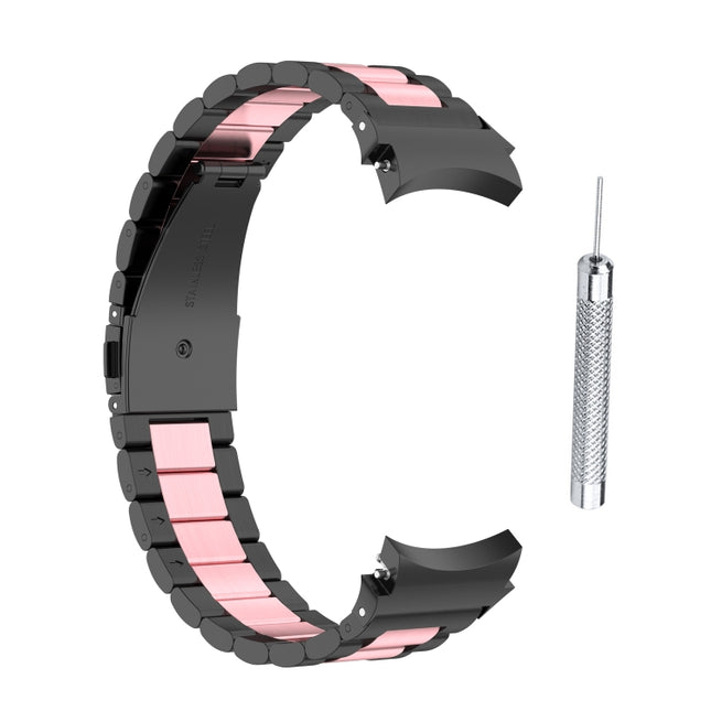 Three Strains Steel Replacement Strap Watchband, For Samsung Galaxy Watch4 / Watch4 Classic - DealBuddy