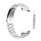 Three Strains Steel Replacement Strap Watchband, For Samsung Galaxy Watch4 / Watch4 Classic - DealBuddy