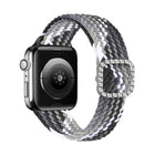 Adjustable Nylon Braided Elasticity Diamond Buckle Replacement Strap Watchband For Apple Watch Series, 7 & 6 & SE & 5 & 4 40mm/3 & 2 & 1 38mm, 7 & 6 & SE & 5 & 4 44mm/3 & 2 & 1 42mm - DealBuddy