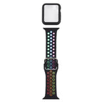 For Apple Watch Series 6 / 5 / 4 / Watch SE 44mm / Black Colorful