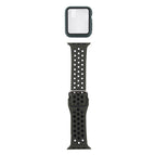For Apple Watch Series 6 / 5 / 4 / Watch SE 44mm / Olive Green Black