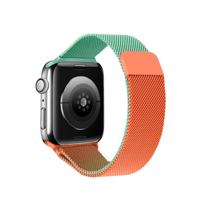 Gradient Color Milan Replacement Strap Watchband For Apple Watch Series, 7 41mm/6&SE&5&4 40mm/3&2&1 38mm, 7 45mm/6&SE&5&4 44mm/3&2&1 42mm - DealBuddy