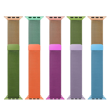 Gradient Color Milan Replacement Strap Watchband For Apple Watch Series, 7 41mm/6&SE&5&4 40mm/3&2&1 38mm, 7 45mm/6&SE&5&4 44mm/3&2&1 42mm - DealBuddy