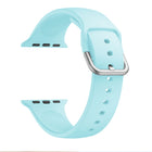 Single-color Silicone Buckle Replacement Strap Watchband For Apple Watch Series - DealBuddy