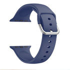 Single-color Silicone Buckle Replacement Strap Watchband For Apple Watch Series - DealBuddy