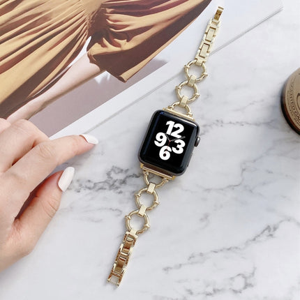 O-shaped Chain Metal Replacement Strap Watchband For Apple Watch Series - DealBuddy