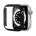 Shockproof PC Protective Case with Tempered Glass Film, For Apple Watch Series 9 / 8 / 7 41mm, For Apple Watch Series 9 / 8 / 7 45mm, For Apple Watch Series 8 / 7 41mm - DealBuddy