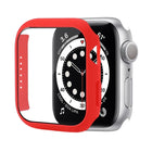 Shockproof PC Protective Case with Tempered Glass Film, For Apple Watch Series 9 / 8 / 7 41mm, For Apple Watch Series 9 / 8 / 7 45mm, For Apple Watch Series 8 / 7 41mm - DealBuddy