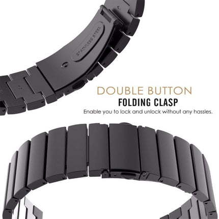 For Samsung Smart Watch One-bead Steel Replacement Strap Watchband, 18mm, 20mm, 22mm - DealBuddy