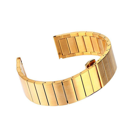 For Samsung Smart Watch One-bead Steel Butterfly Buckle Replacement Strap Watchband, 18mm, 20mm, 22mm - DealBuddy