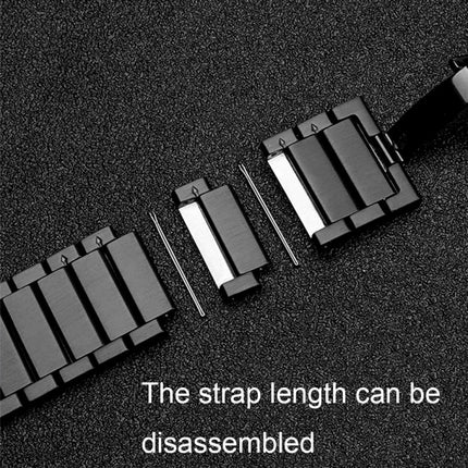 For Samsung Smart Watch One-bead Steel Butterfly Buckle Replacement Strap Watchband, 18mm, 20mm, 22mm - DealBuddy